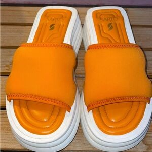 Franco Sarto Vina Orange Platform Sandal